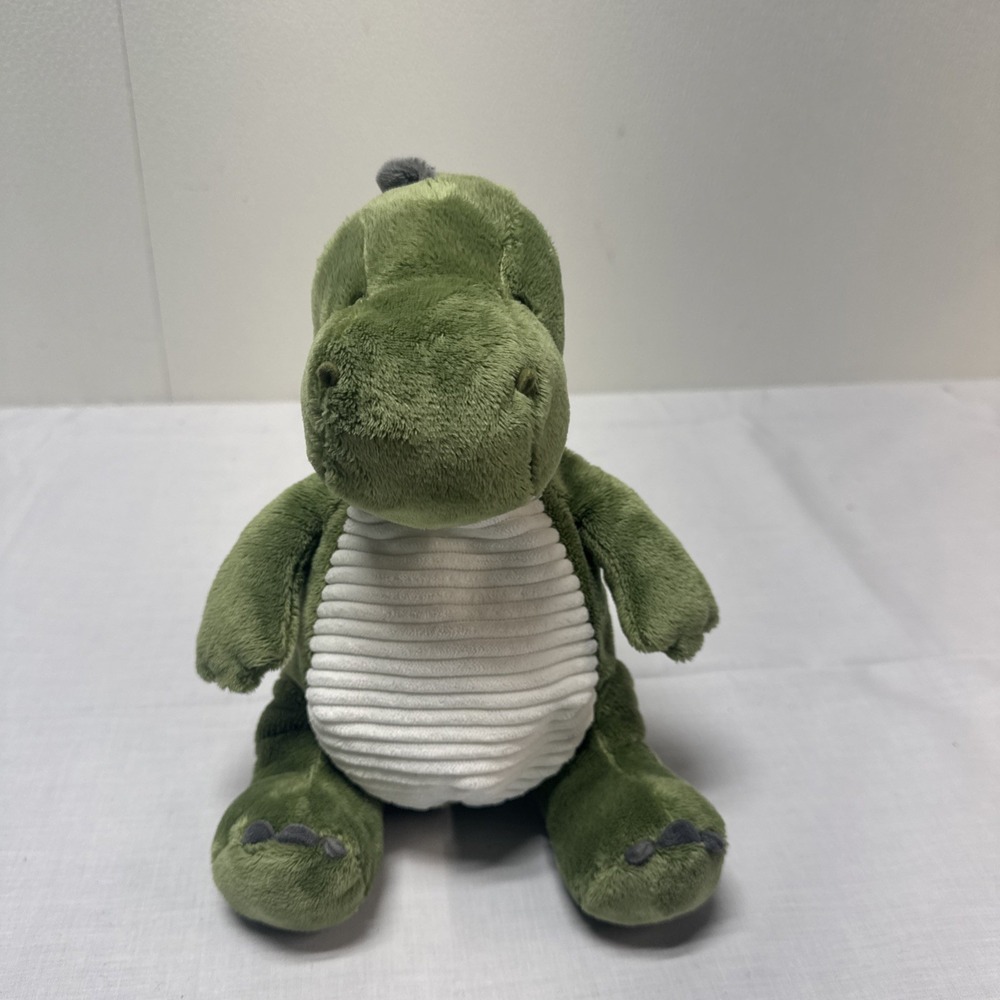Carters Green Dinosaur Plush 10" Stuffed Animal Dino Baby Lovey Toy Soft 2019